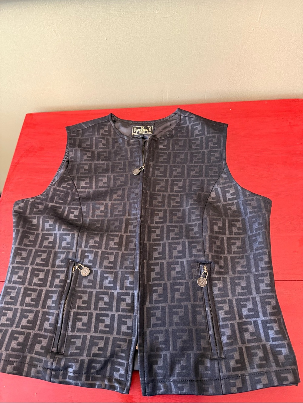 Vintage Fendi Zucca Women’s Vest